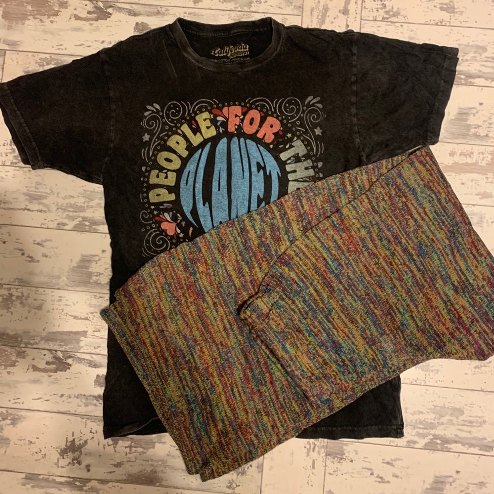 Women’s Distressed Hippie Complete Outfit S/M